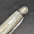 1916 British Antique White Pearl Shell Handle Pure Silver Engraving Blade Folding Pen Knife